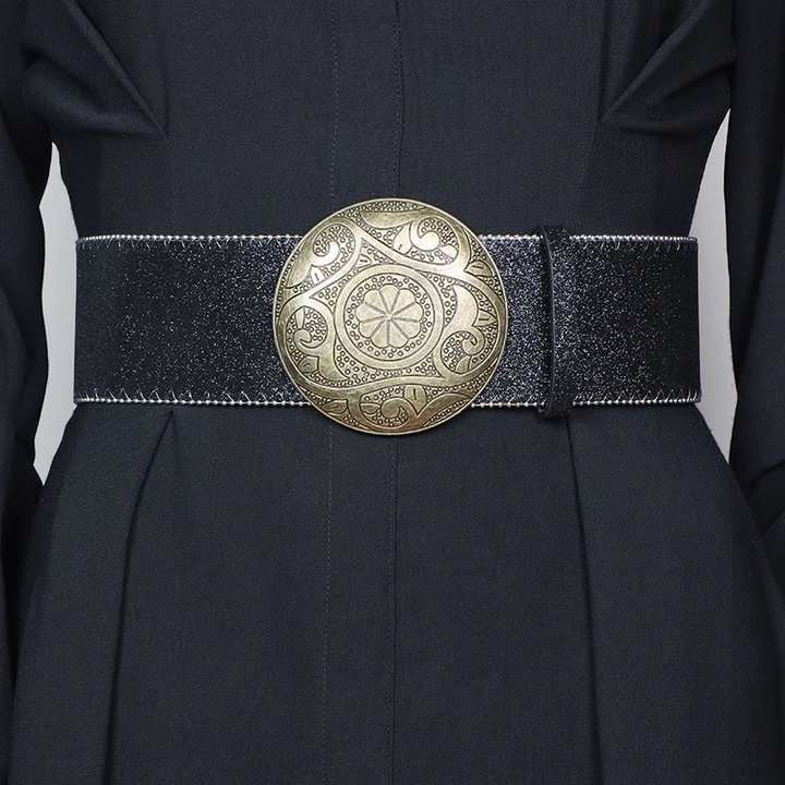 BUPRE Metal Embellished Girdle Belt