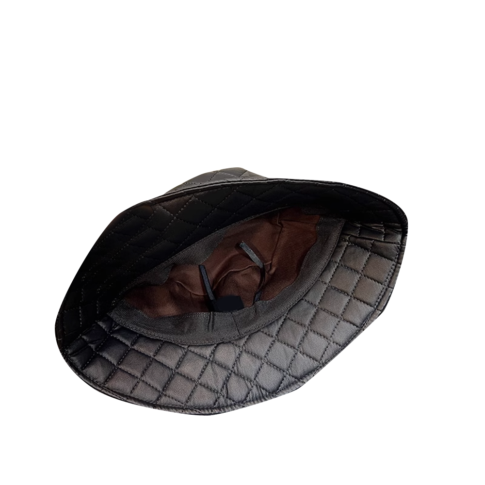 CERUI Quilted Leather Hat