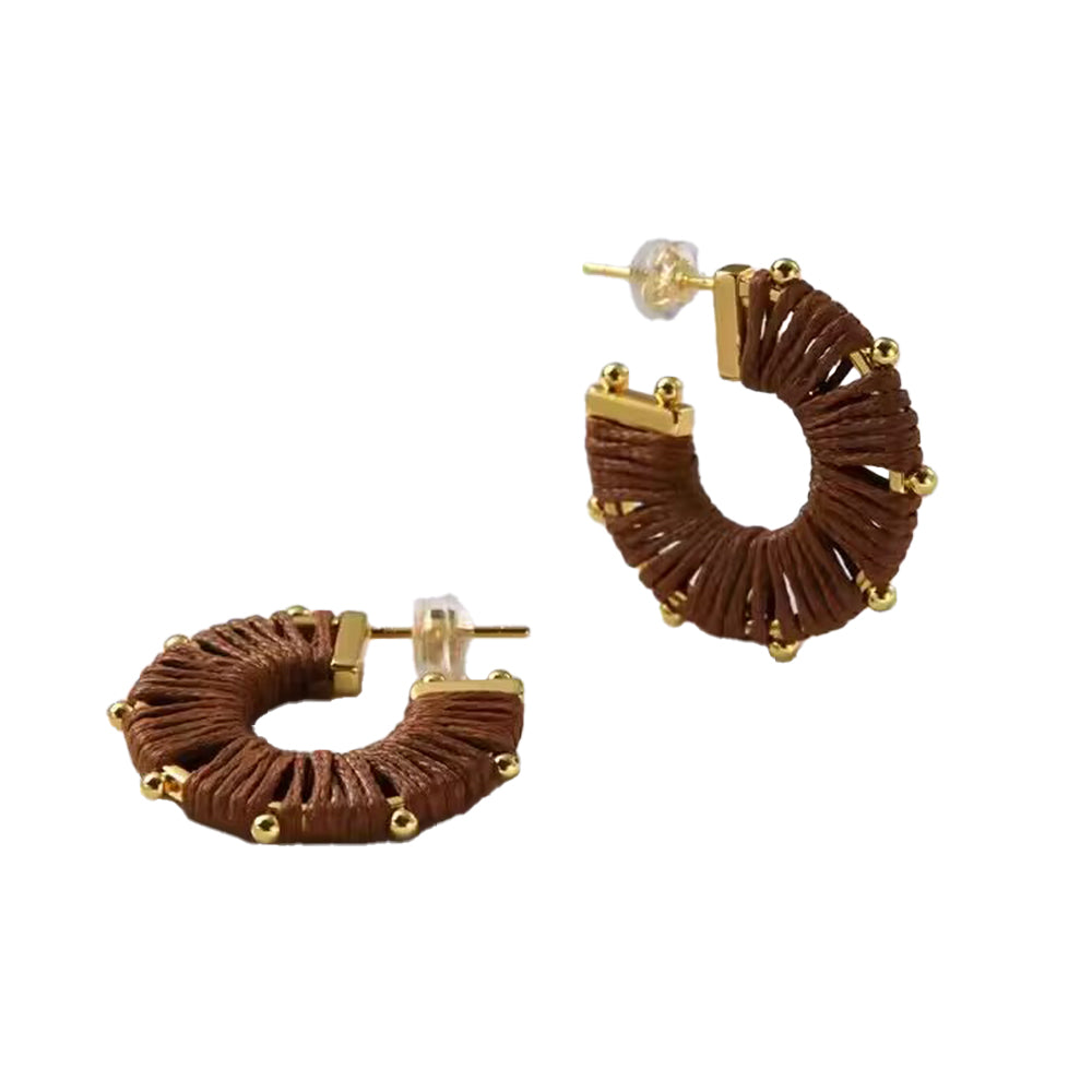 HEBVI Braided Earrings - Pair