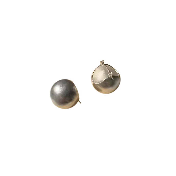PRICA Metal Ball Ear Studs Earrings - Pair