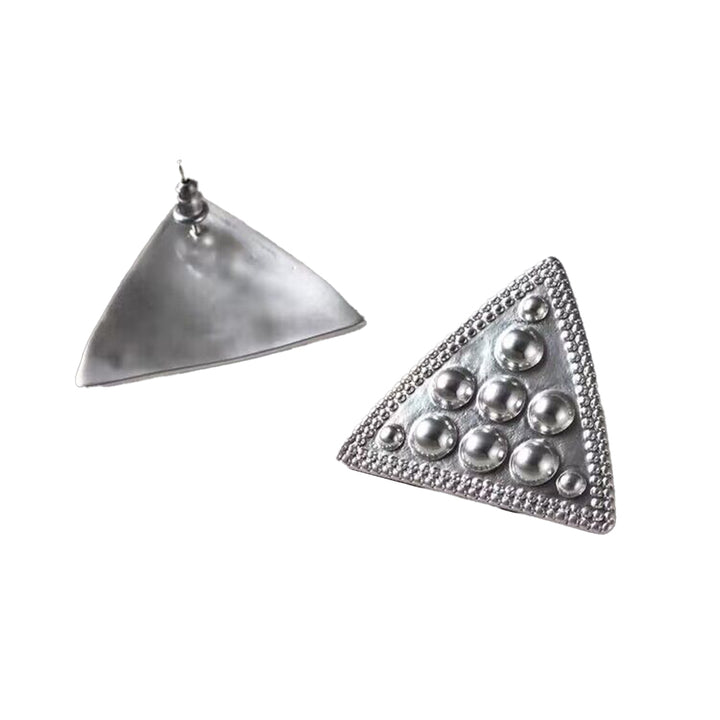RULKO Studded Triangle Earrings - Pair