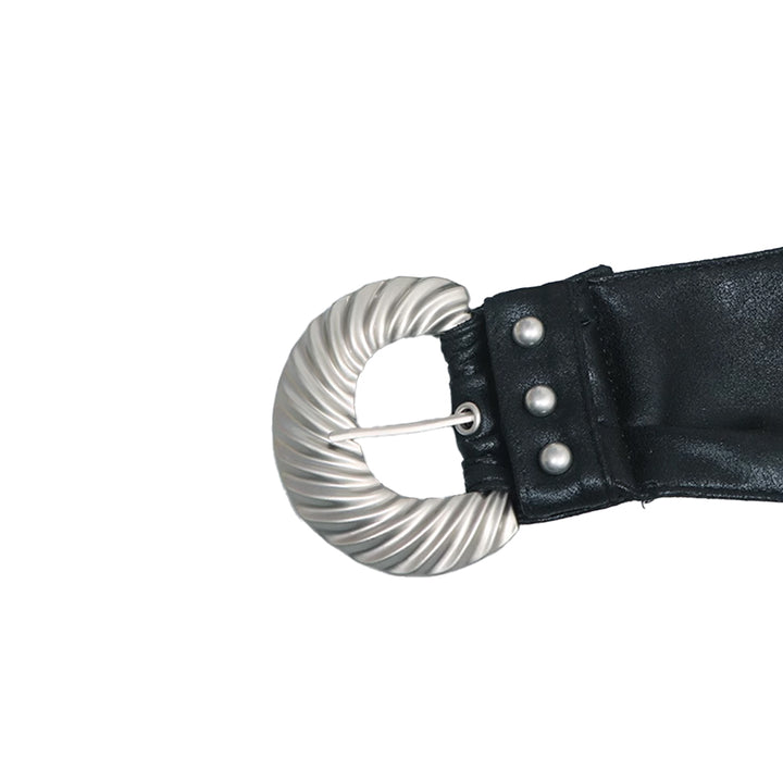 VURIK Studded And Fringed Girdle Belt