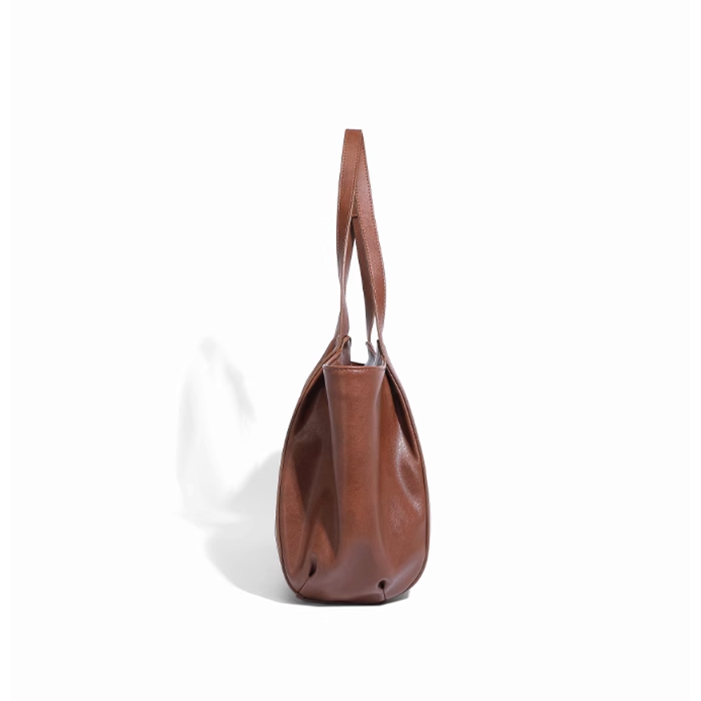 FENTU Leather Tote Bag