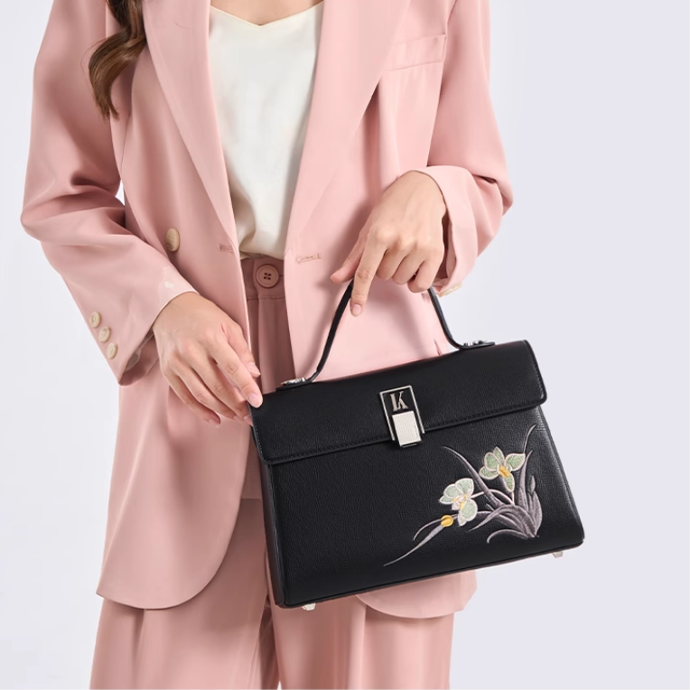 LERAV Embroidery Tote Bag