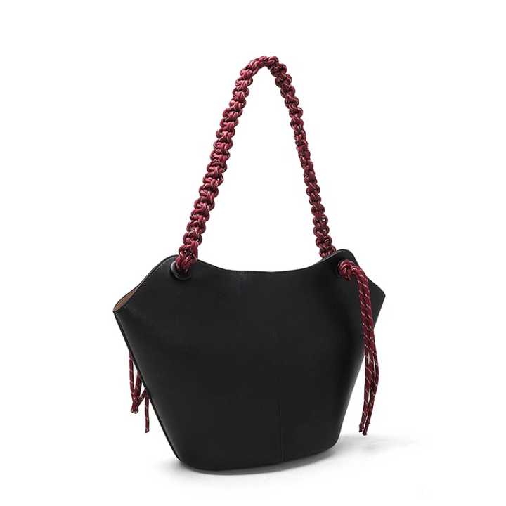 NEIDA Leather Bucket Bag