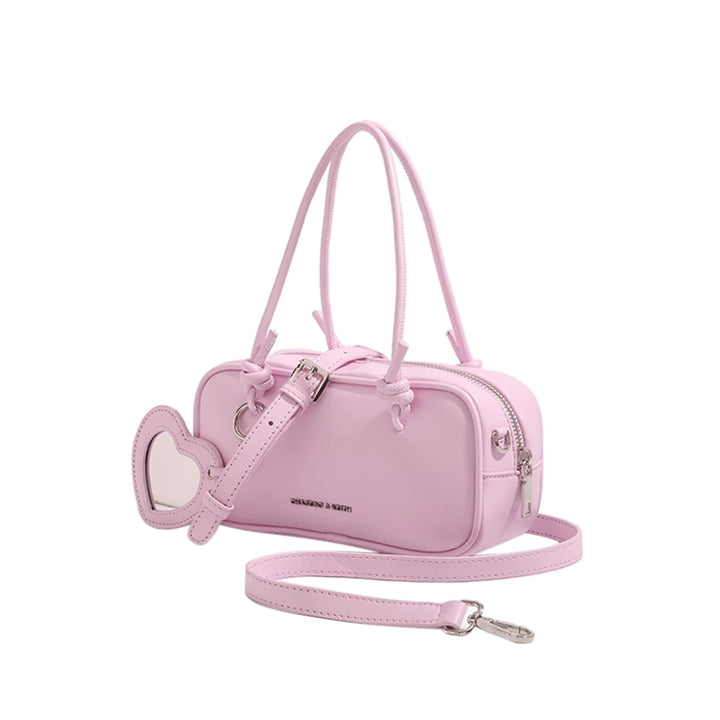 NOSHA Heart Detailed Leather Tote Bag