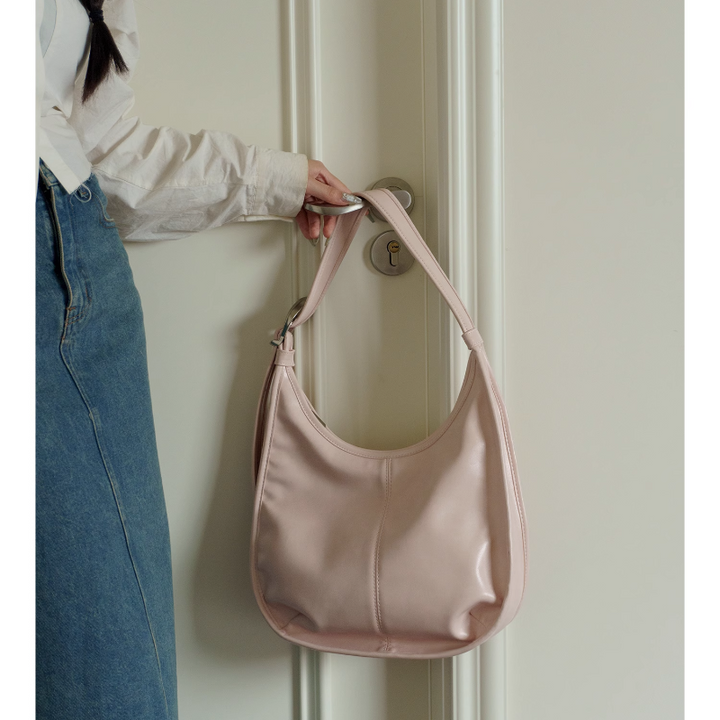NUVIE Leather Tote Bag