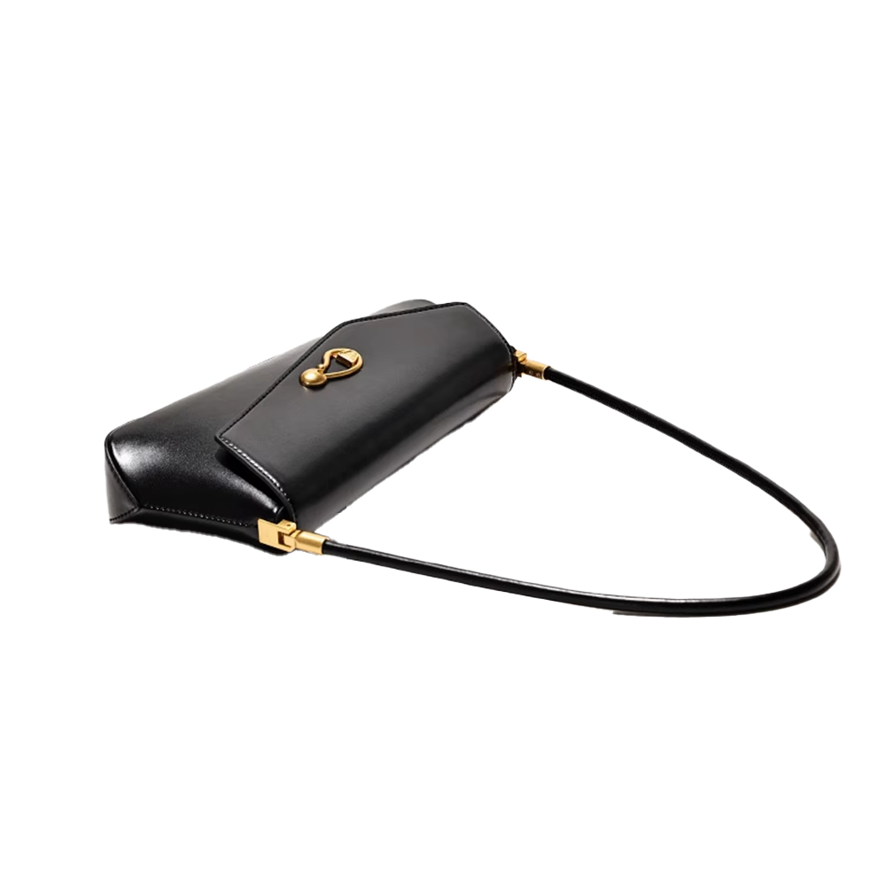 PELOT Metal Lock Cross Body Bag