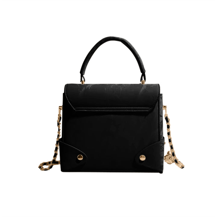 ROCTE Metal Lock Quilted Cross Body Bag