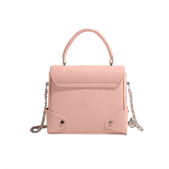 ROCTE Metal Lock Quilted Cross Body Bag