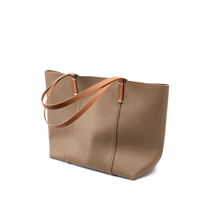 ROHUM Leather Oversized Tote Bag