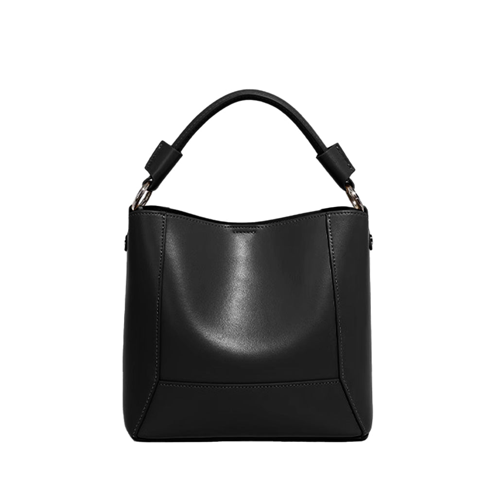 ROVSI Leather Bucket Bag