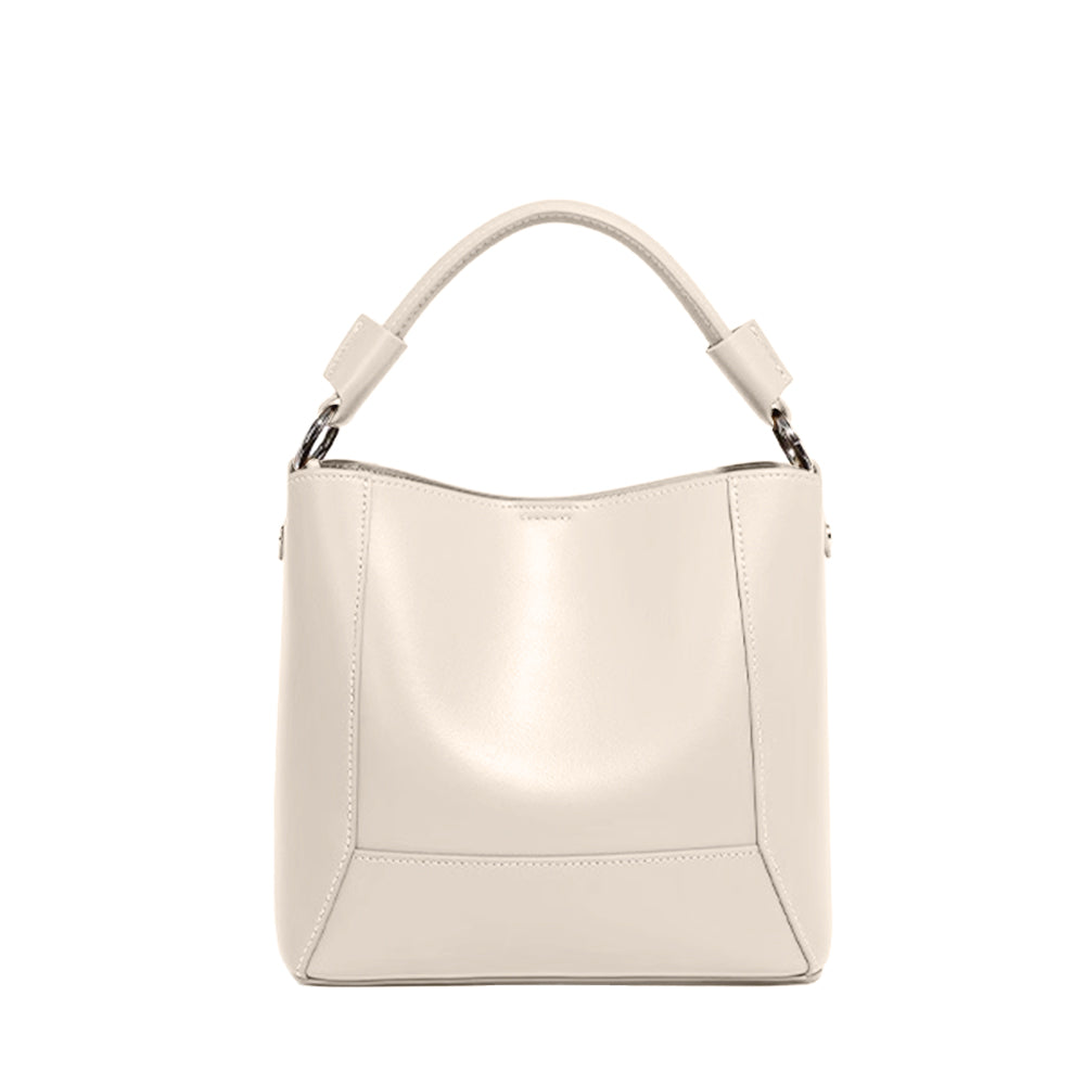 ROVSI Leather Bucket Bag