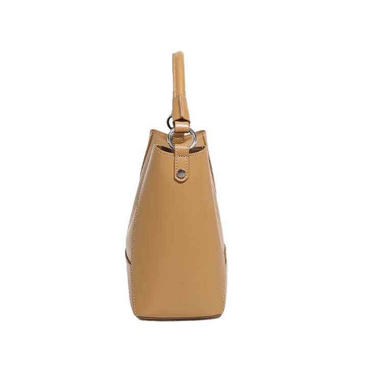 ROVSI Leather Bucket Bag