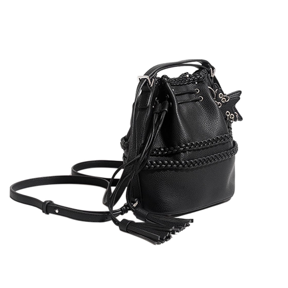 RUNCO Leather Buckled Bag