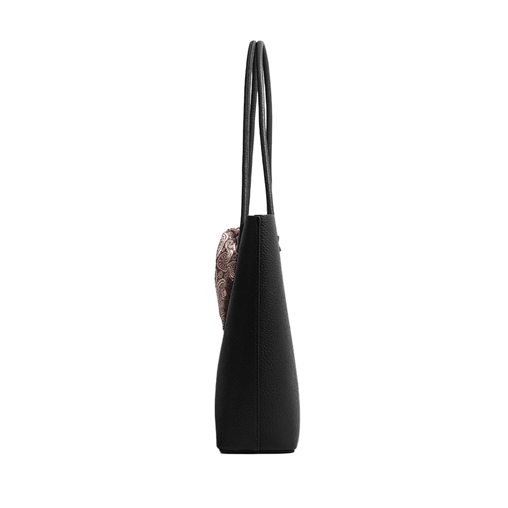 SHVNI Leather Bucket Bag