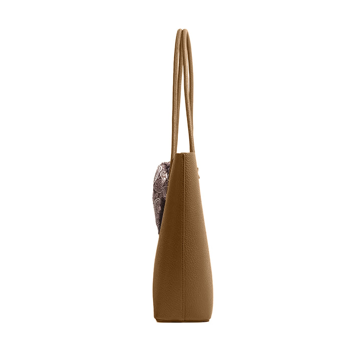 SHVNI Leather Bucket Bag