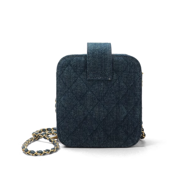 TSVBI Meta Lock Quilted Cross Body Bag