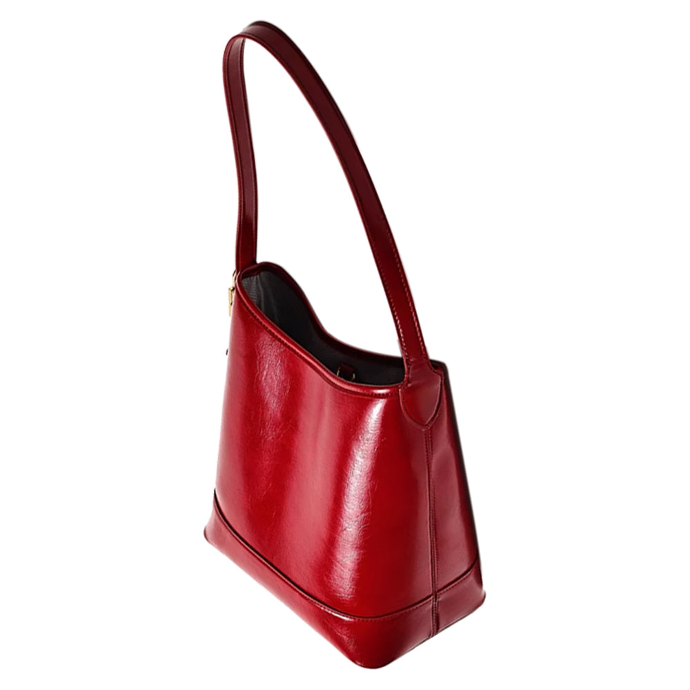 TEDAN Leather Bucket Bag