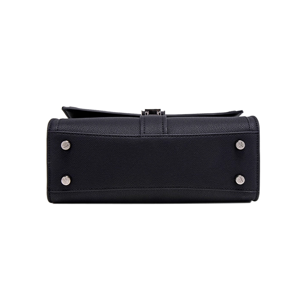 VOSEY Metal Lock Tote Bag