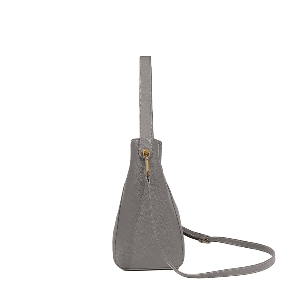 VUDIA Metal Lock Bucket Bag