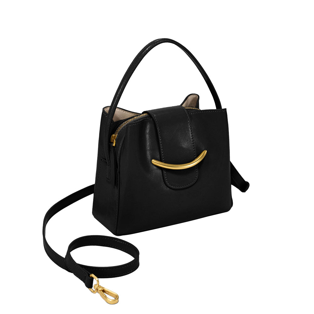 VUHRO Buckled Bucket Bag