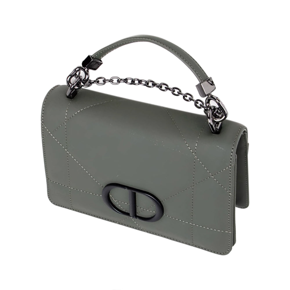 VUSTE Metal Lock Quilted Cross Body Bag