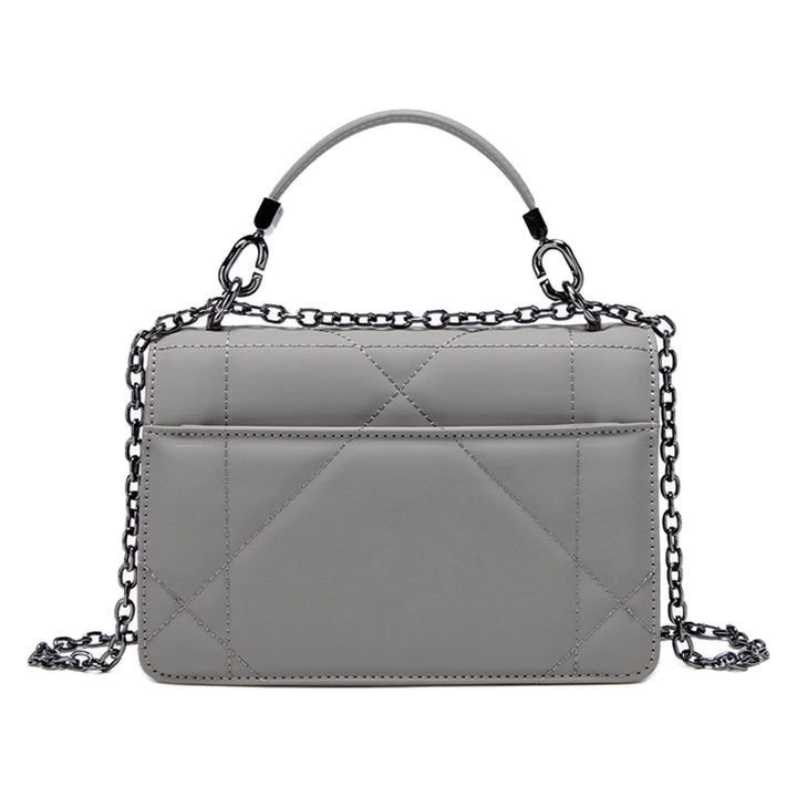 VUSTE Metal Lock Quilted Cross Body Bag