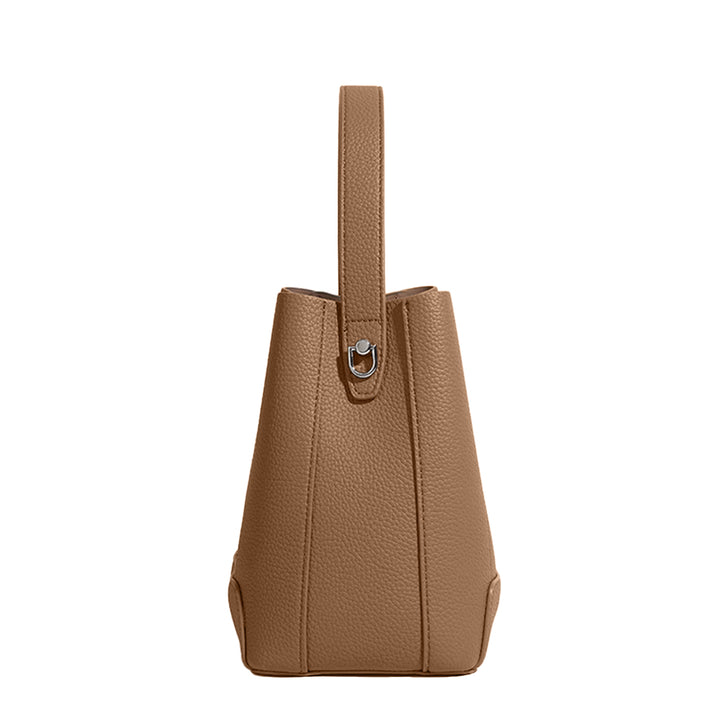 VUTBI Leather Bucket Bag