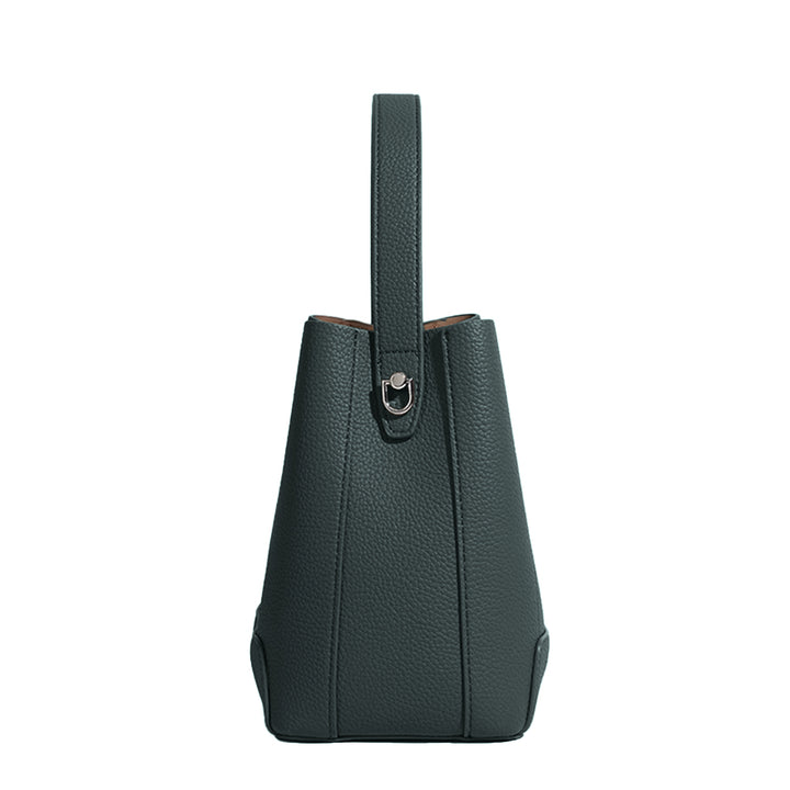 VUTBI Leather Bucket Bag