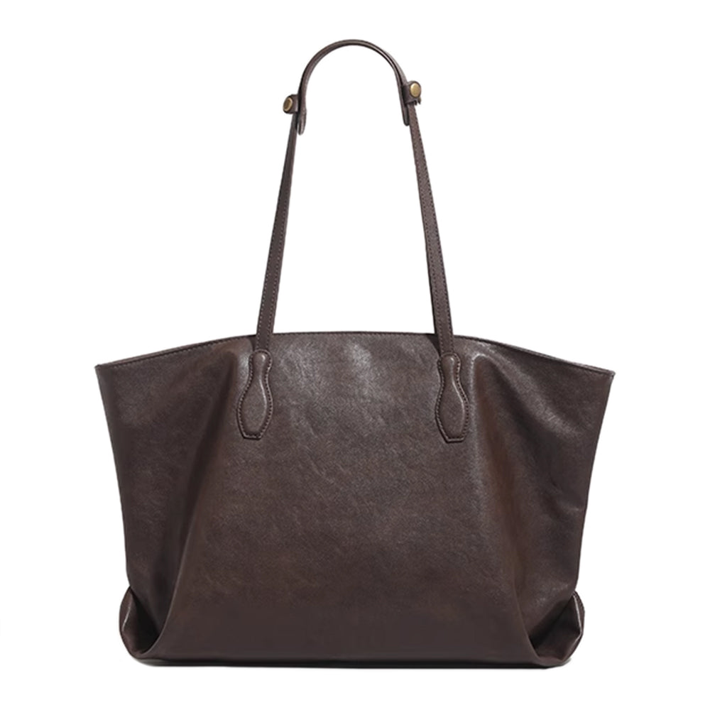 XUTHA Leather Oversized Tote Bag