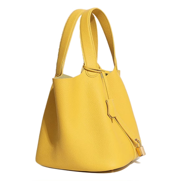 ZOVRI Leather Bucket Bag