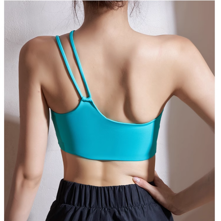 FAURA Yoga Pilates Asymmetric Dri-Fit Fitted Sports Bra