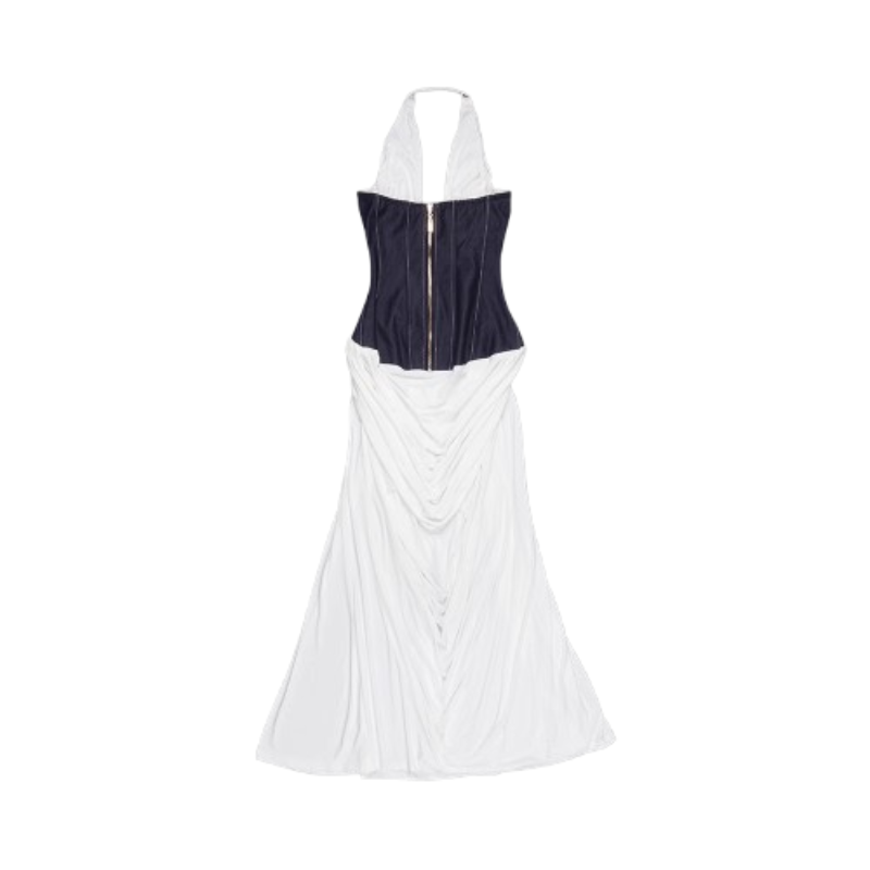 CEVRO Deep V  Maxi Evening Dress Gown