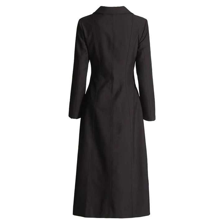 CUAME CUT OUT LONG TRENCH COAT