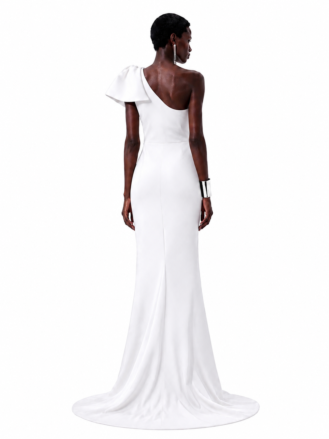 CUTAN Off-Shoulder Maxi Evening Dress Gown