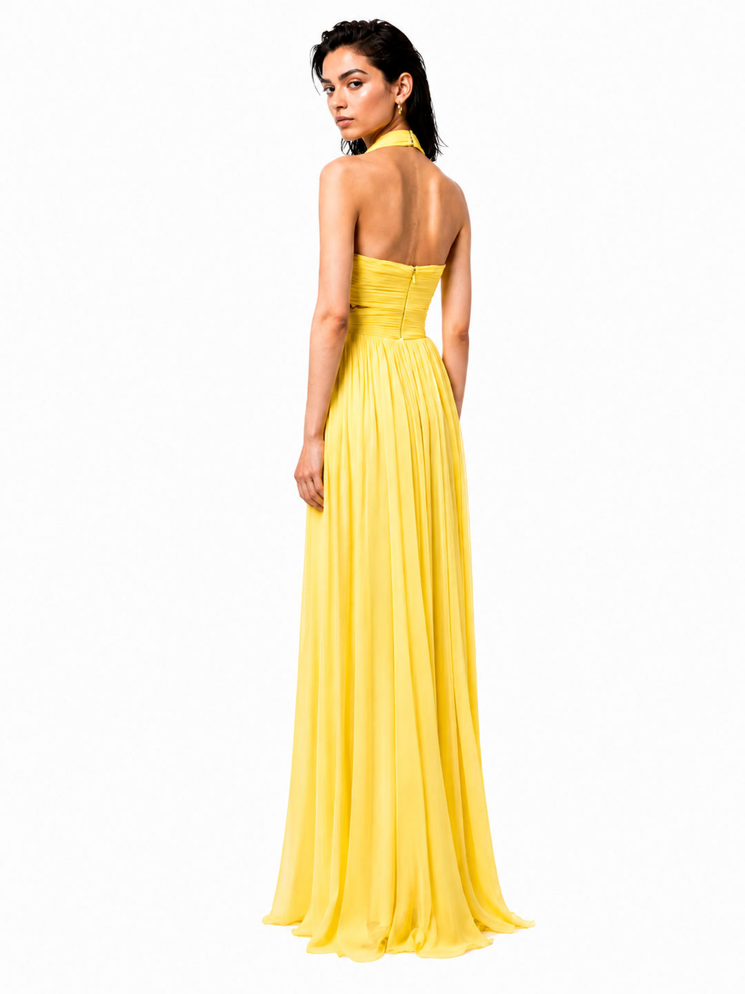 CUVTI Cut Out Evening Dress Gown