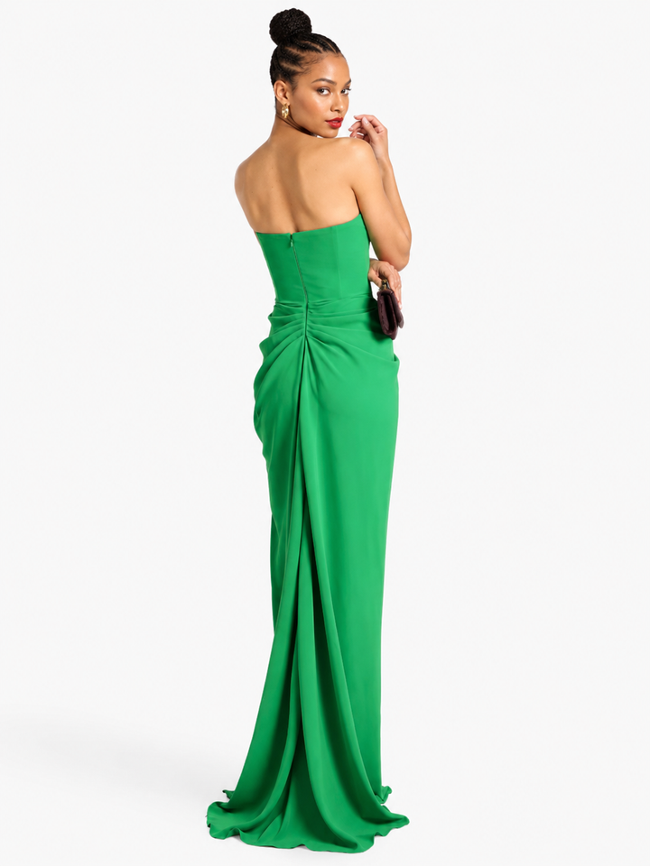 DELBA Slip Tube Evening Dress Gown