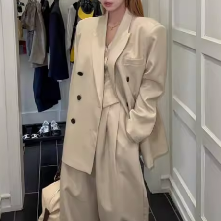 FECOV Button Lapel Blazer