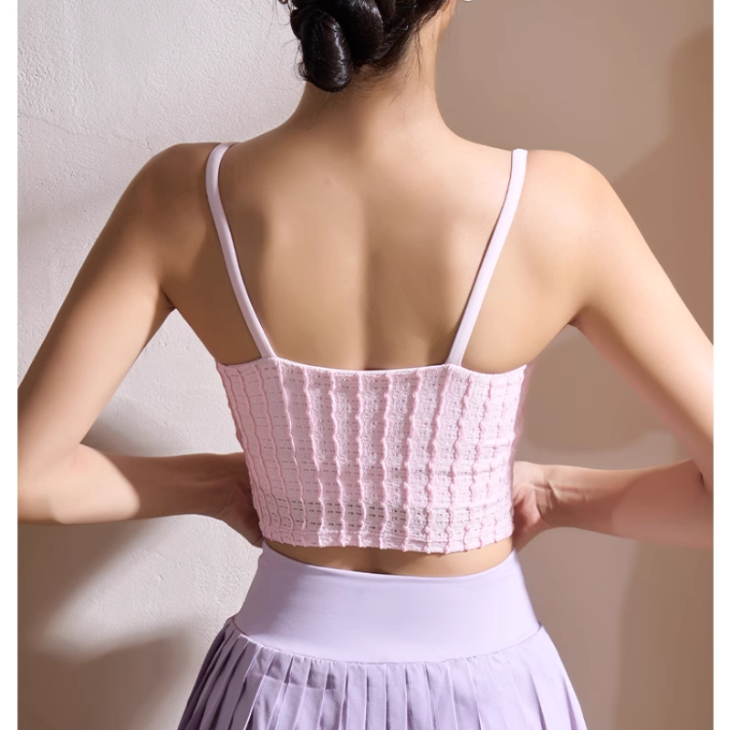 GELTA Yoga Pilates Dri-Fit Fitted Sports Bra