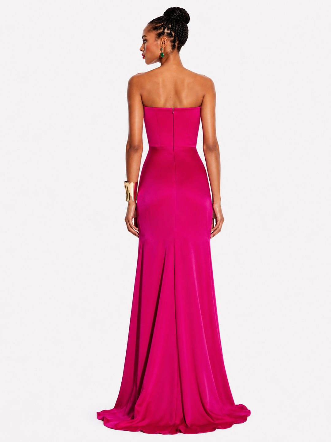 HULDE Tube Maxi Evening Dress Gown
