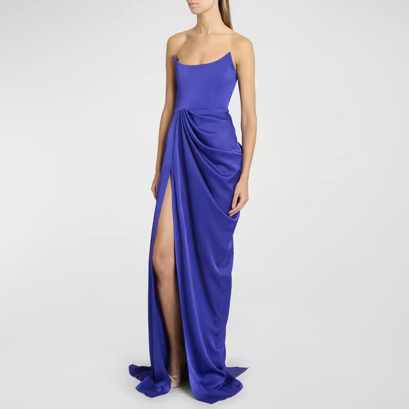 KASOY Slip Maxi Evening Dress Gown