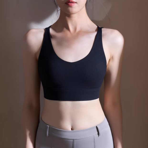 KAYAT Yoga Pilates Back Cross Fitted Sports Bra
