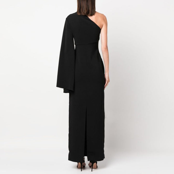 KEVIN One-Shoulder Evening Dress Gown