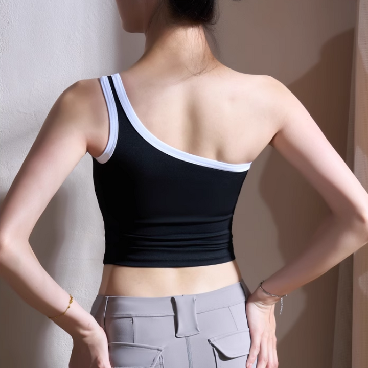 KIADO Yoga Pilates Bi-Color Fitted Sports Bra