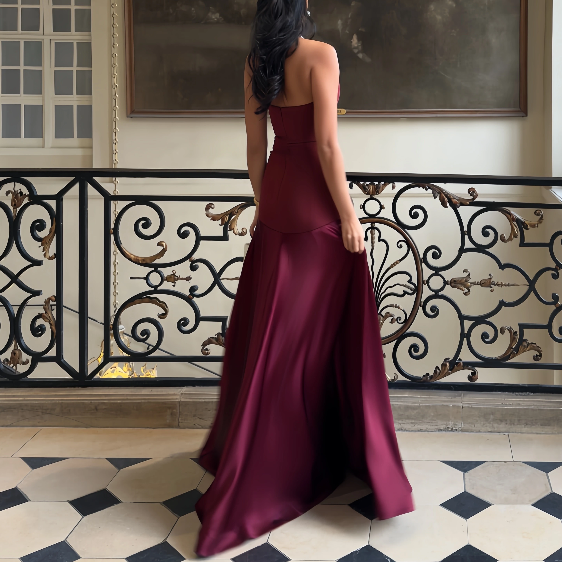 KUFRO Tube Maxi Evening Dress Gown