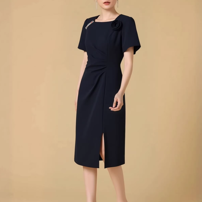 LENUS Diamante Evening Dress Gown