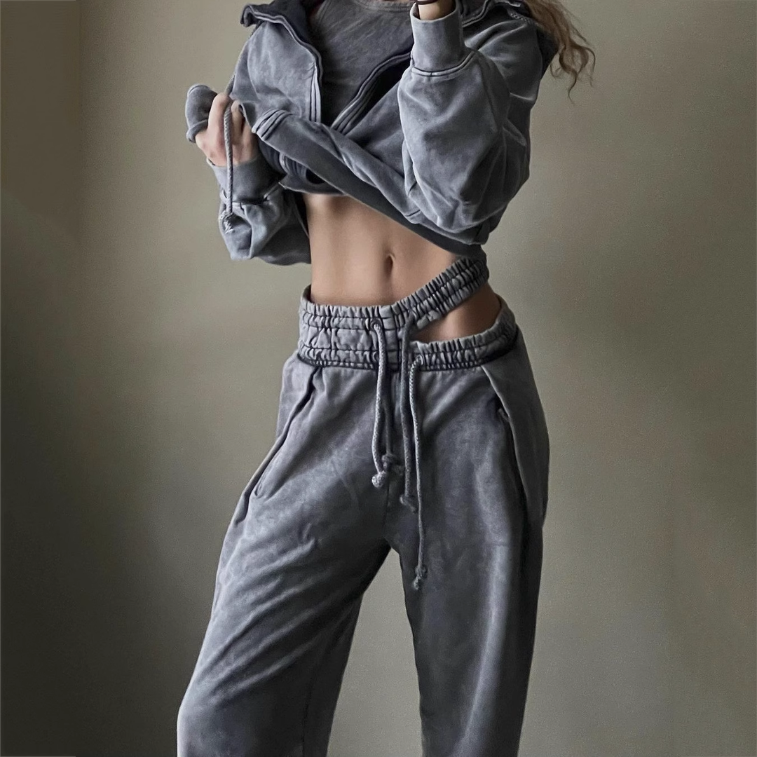 LETUO Cut Out Track Pants