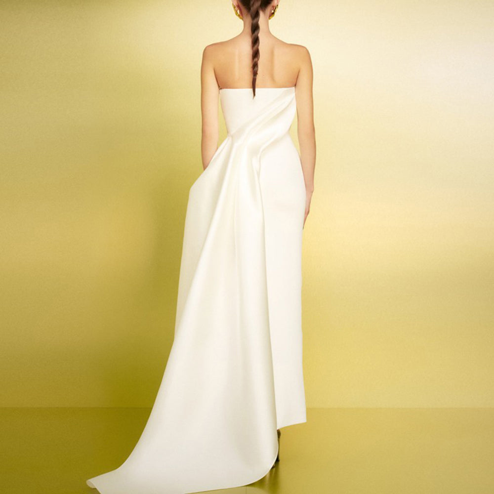 LUIRA Tube Maxi Evening Dress Gown