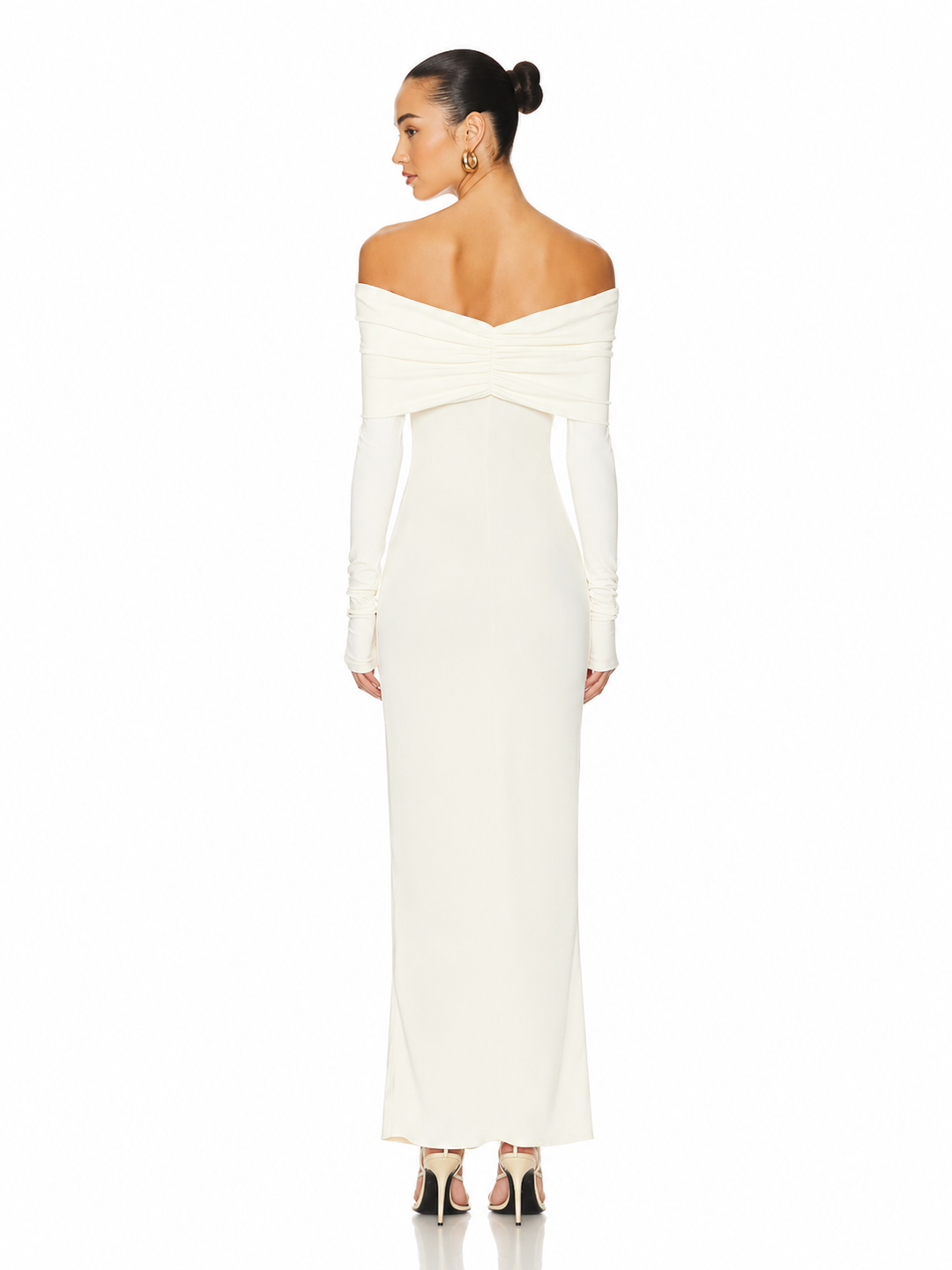 MIUNE Off-Shoulder Evening Dress Gown